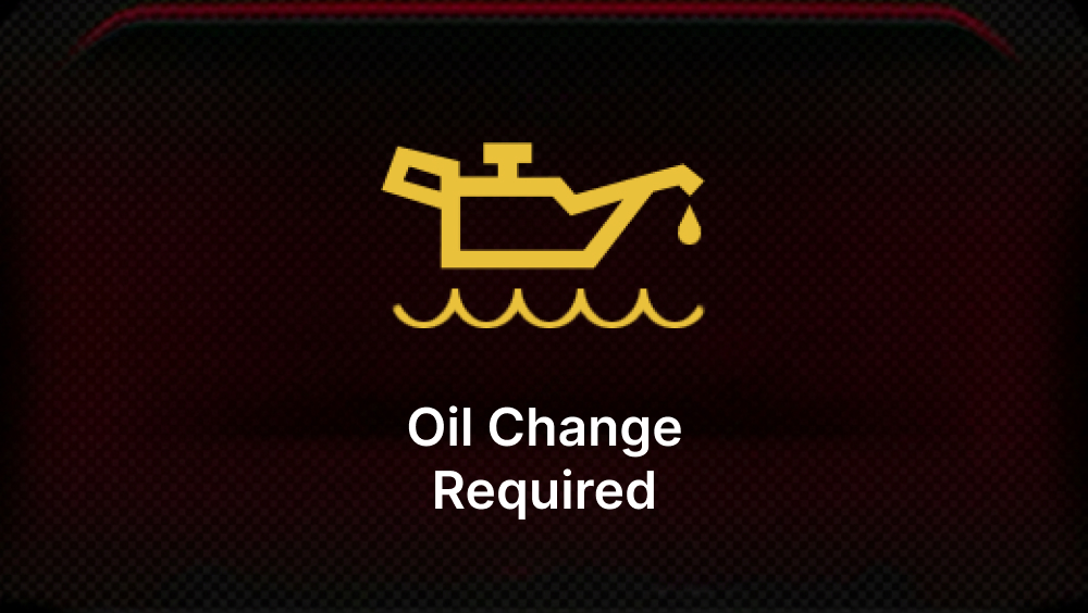Oil Change Required message in 2026 Jeep Wrangler Instrument Cluster