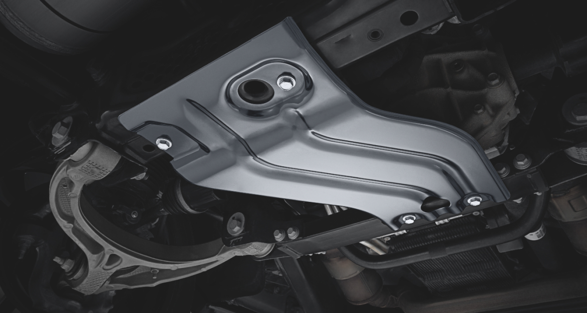 Jeep Wrangler underbody skid plate