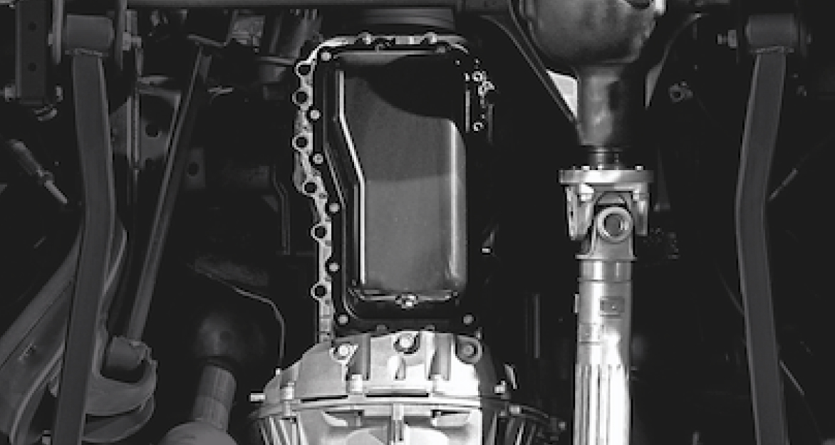 Man holding Mopar Engine Oil Filter about to install it on a Ram pickup