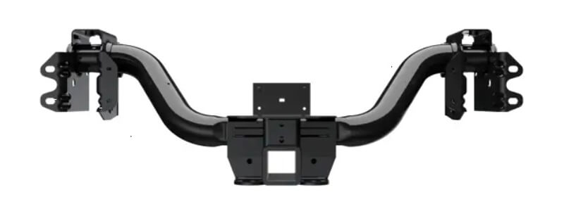 Rearview of a 2018 – 2026 Ram 2500 and 3500 Trailer Hitch