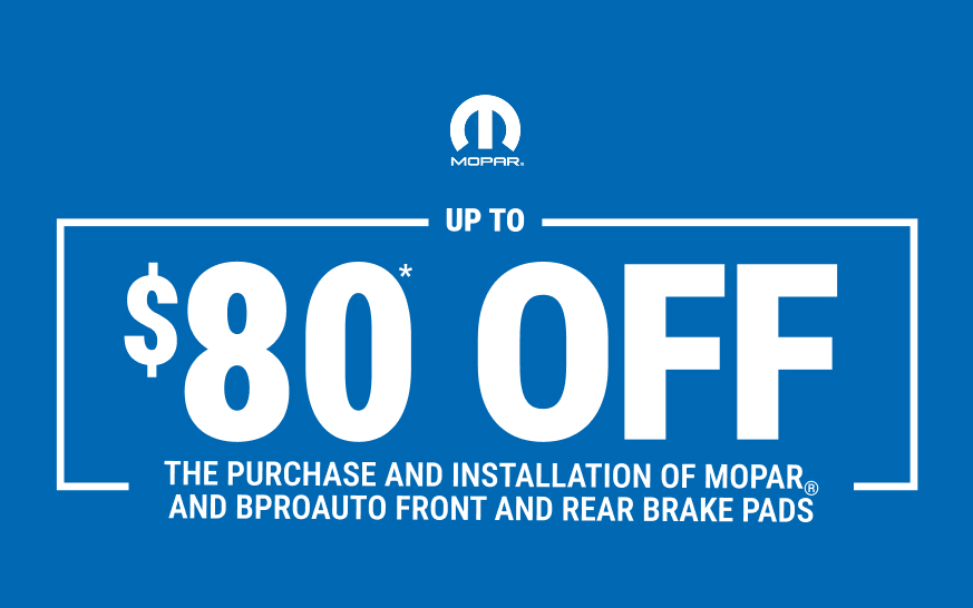 Up to $80* Off Brakes