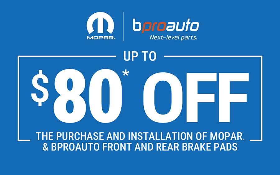 Up to $80* Off Brakes